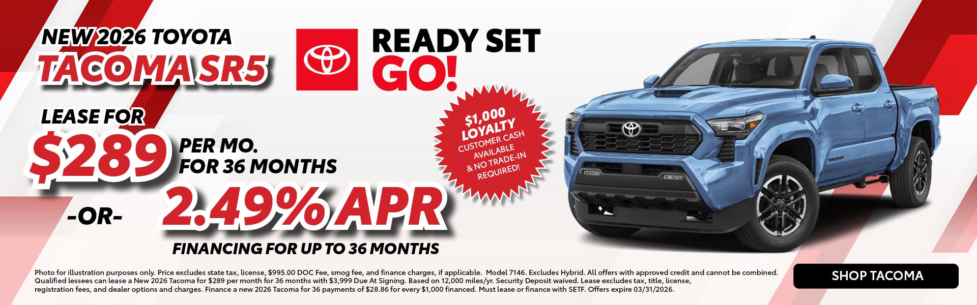 NEW 2026 TOYOTA TACOMA